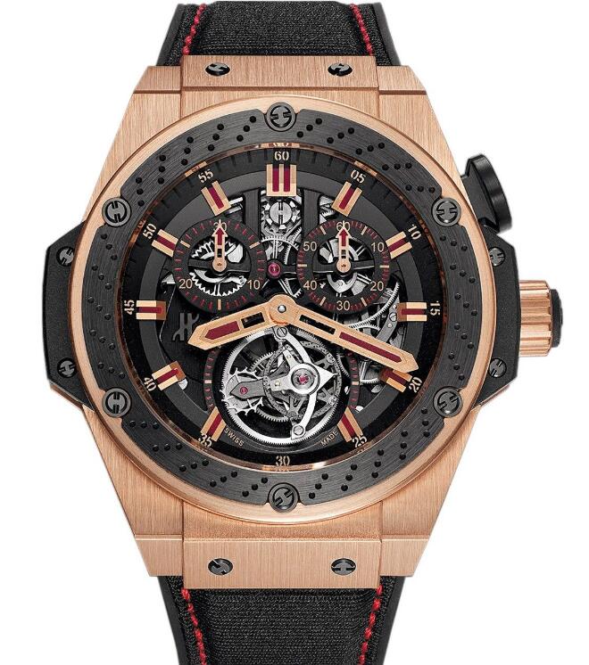 hublot King Power 48 mm F1 Tourbillon Limited Edition 707.OM.1138.NR.FM010 replica